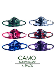 CAMO 6-Pack Fashion Mask