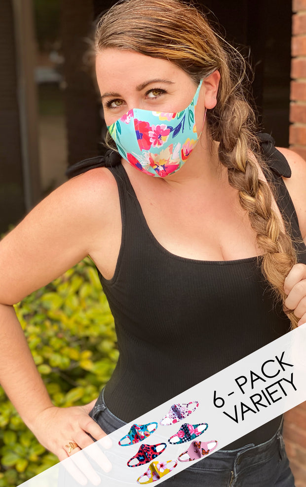 GARDEN PARTY 6-Pack Fashion Mask