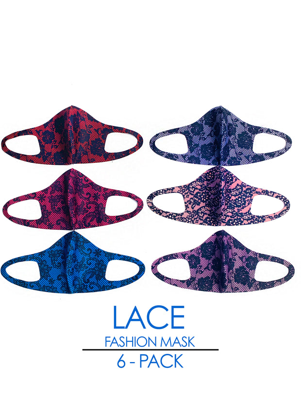 LACE 6-Pack Fashion Mask