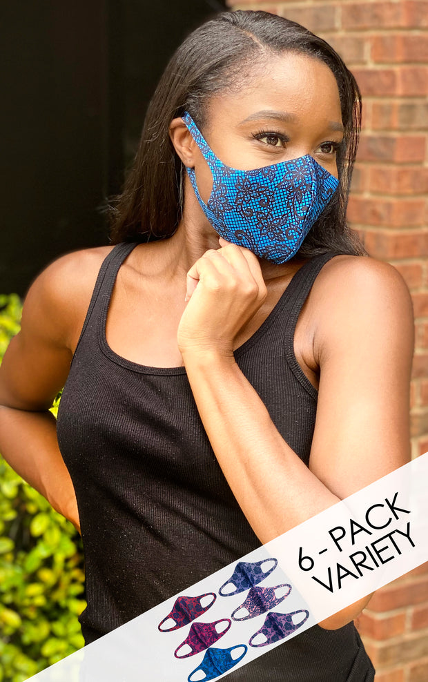 LACE 6-Pack Fashion Mask