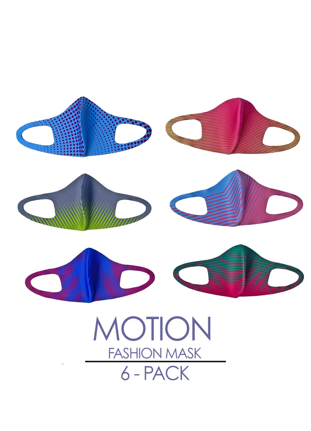 MOTION 6-Pack Fashion Mask