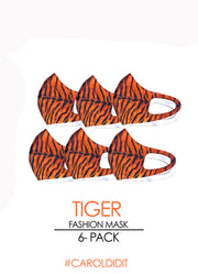 TIGER 6-Pack Fashion Mask